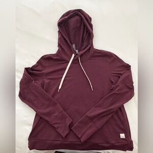 Vuori Cerise Heather Halo Essential Hoodie small